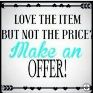 Bundle or make an offer! Let’s make a deal 🎀